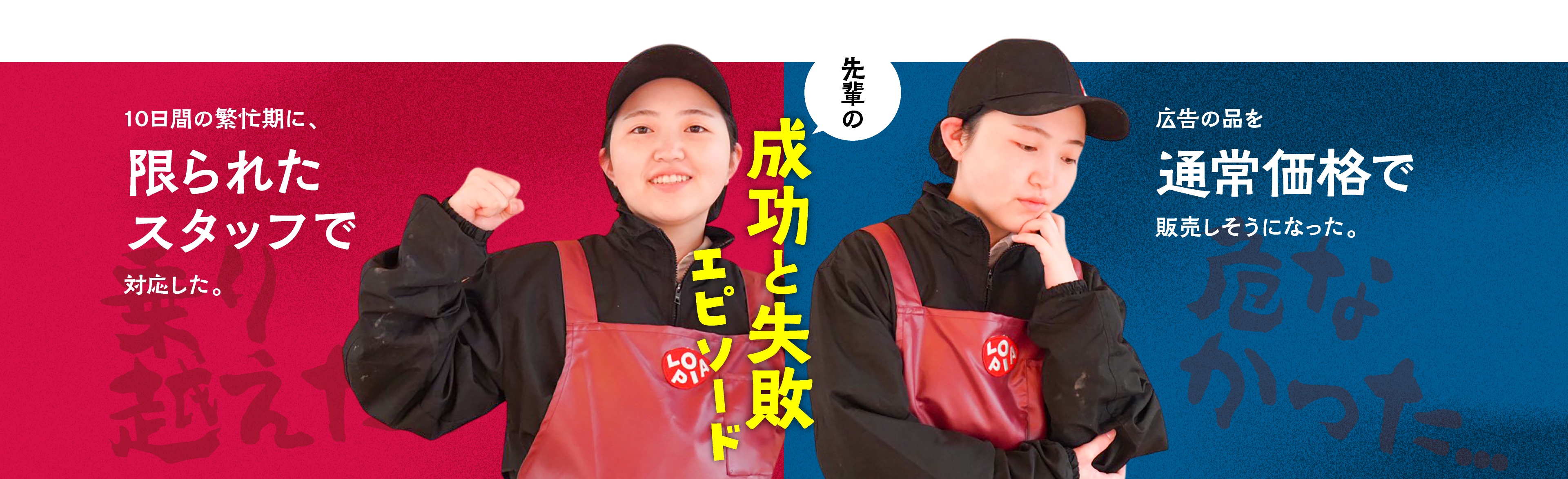 成功と失敗エピソード