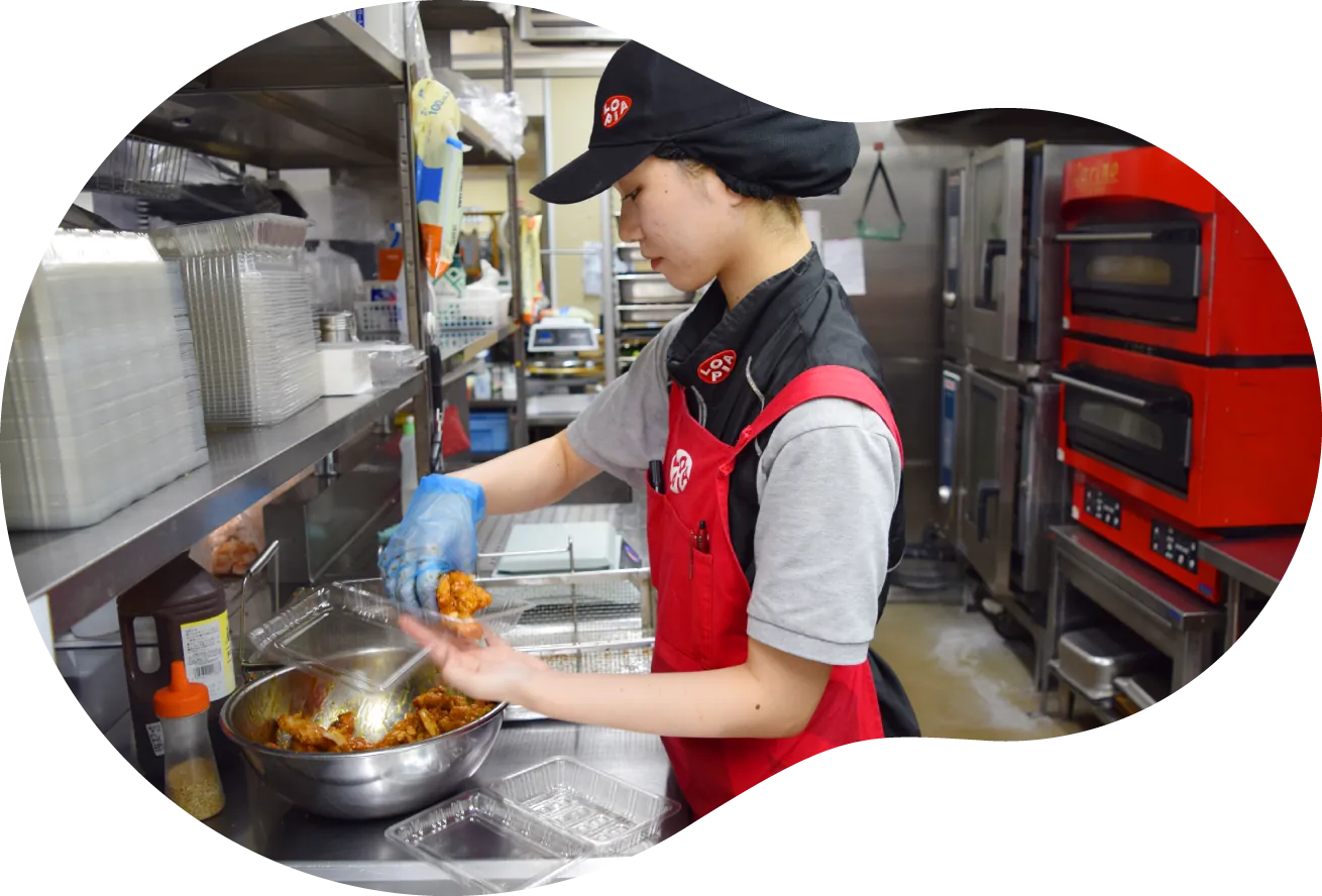 「食生活♥♥ロピア」というネーミングに親近感。暮らしに直結するスーパーで働きたい