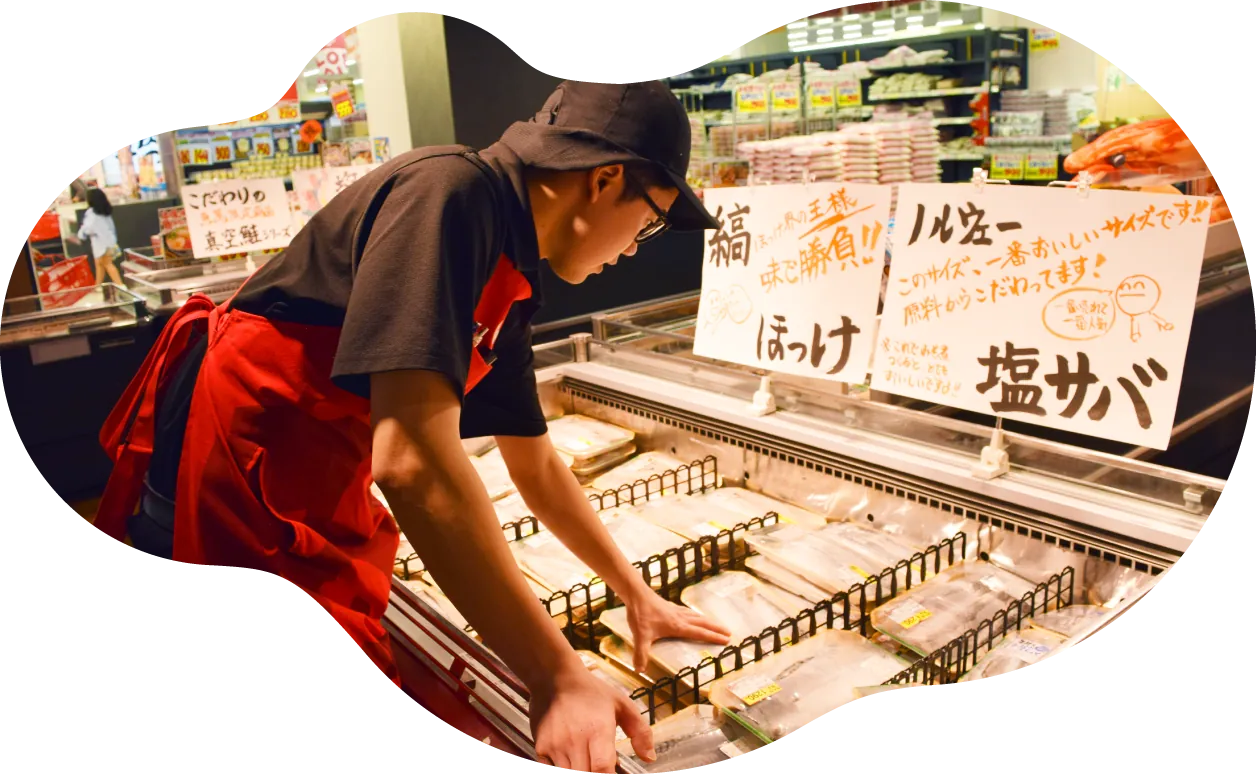 こだわりがつまった「切り身」。切り方、重さ、トレー選び、価格設定