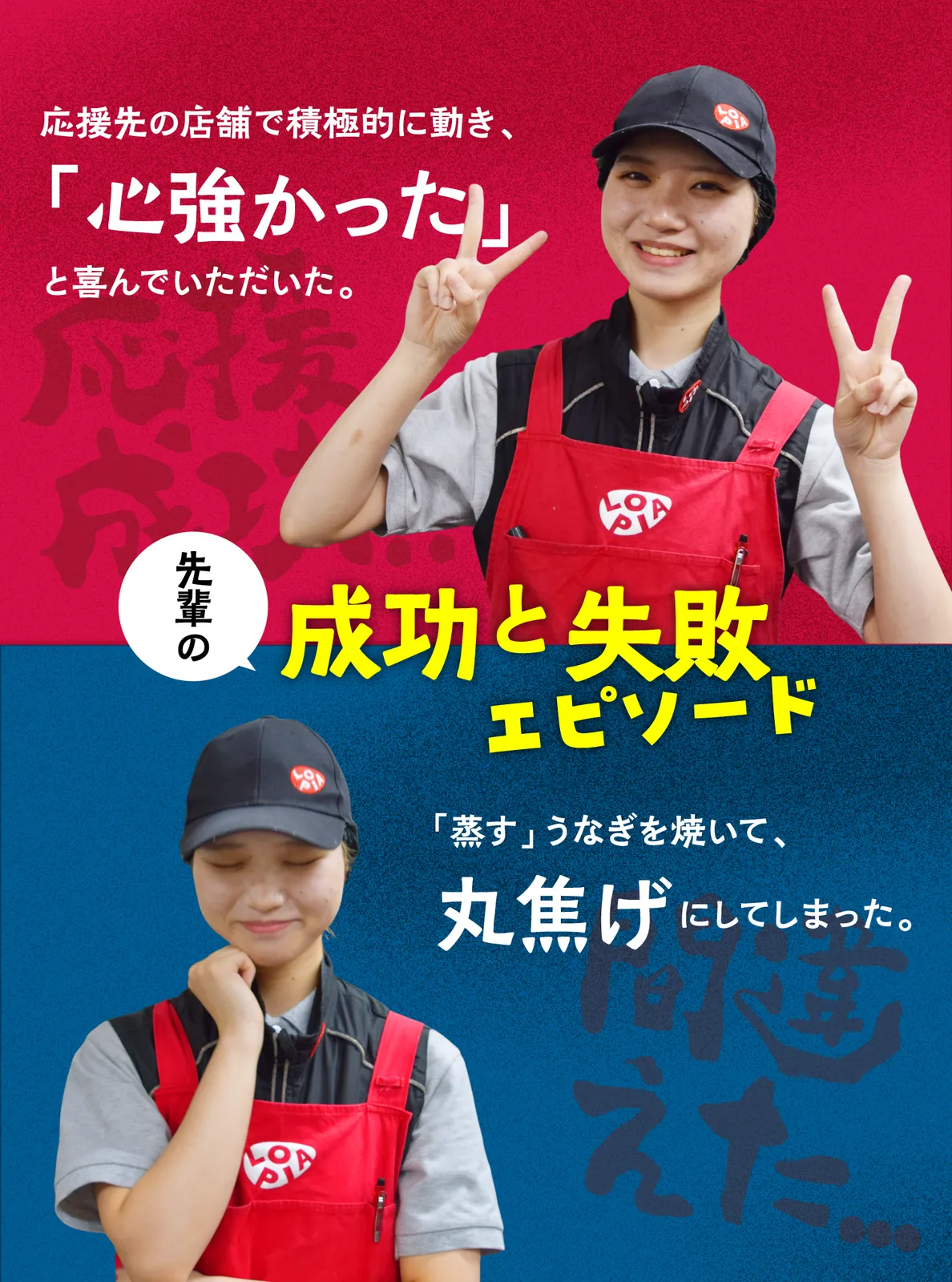 成功と失敗エピソード